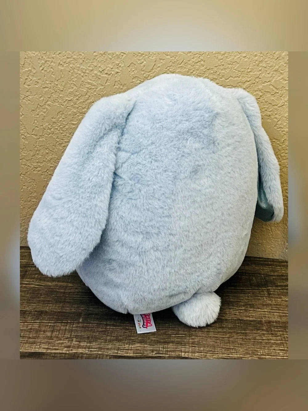 Squishmallows Bastian the Winking Blue Bunny FuzzAMallow Plush Toy